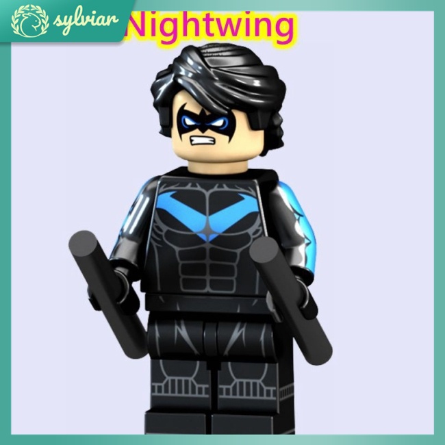[sylviar] Đồ Chơi Lego Minifigures DC Hình Phim Blackwing Robin Arkham Knight Teen Titans Nightwing