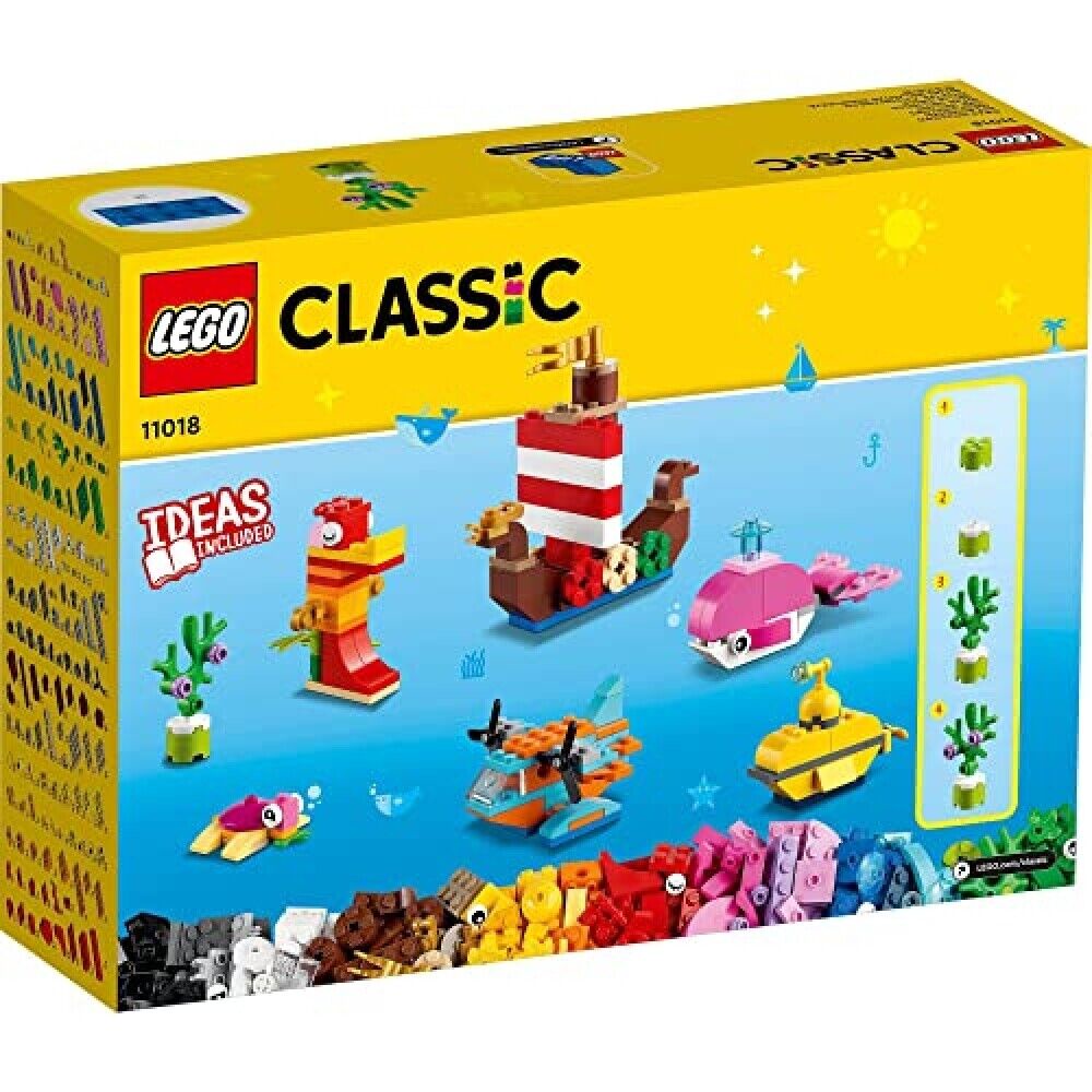 Hộp Gạch Classic Chủ Đề Đại Dương Sáng Tạo - LEGO Classic 11018
