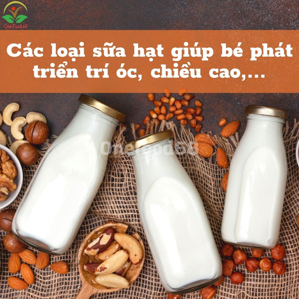 Set Hạt Dinh Dưỡng Cho Bé Ăn Dặm, Nguyên Liệu Làm Sữa Hạt Dinh Dưỡng Giúp Bổ Não, Ngũ Cốc ăn kiêng giảm cân Onefood68