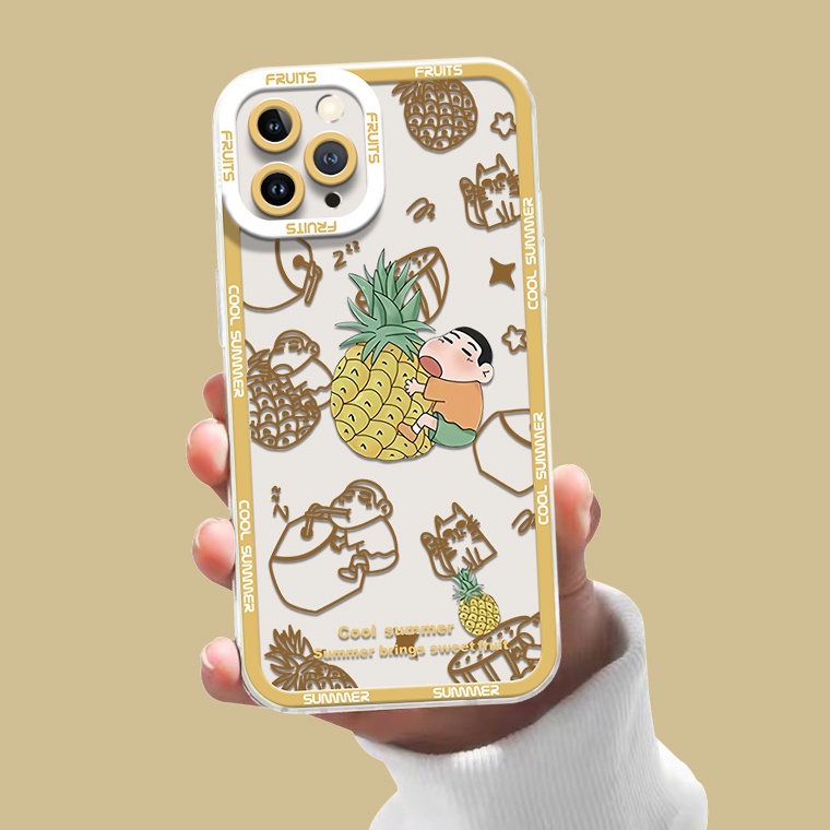 Ốp Điện Thoại Silicon TPU Mềm Trong Suốt In Họa Tiết Dễ Thương Chống Sốc Cho IPhone 14 13 12 Pro 11 8 7 6S Plus XS XR X