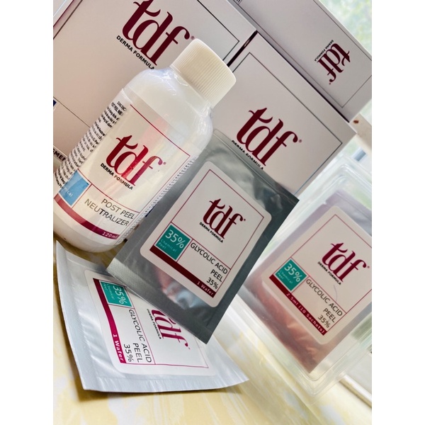CHÍNH HÃNG TDF Post Peel Trung hòa acid peel da sinh  học- tái tạo da- TDF Post Peel Neutralize 120ml,1 lít