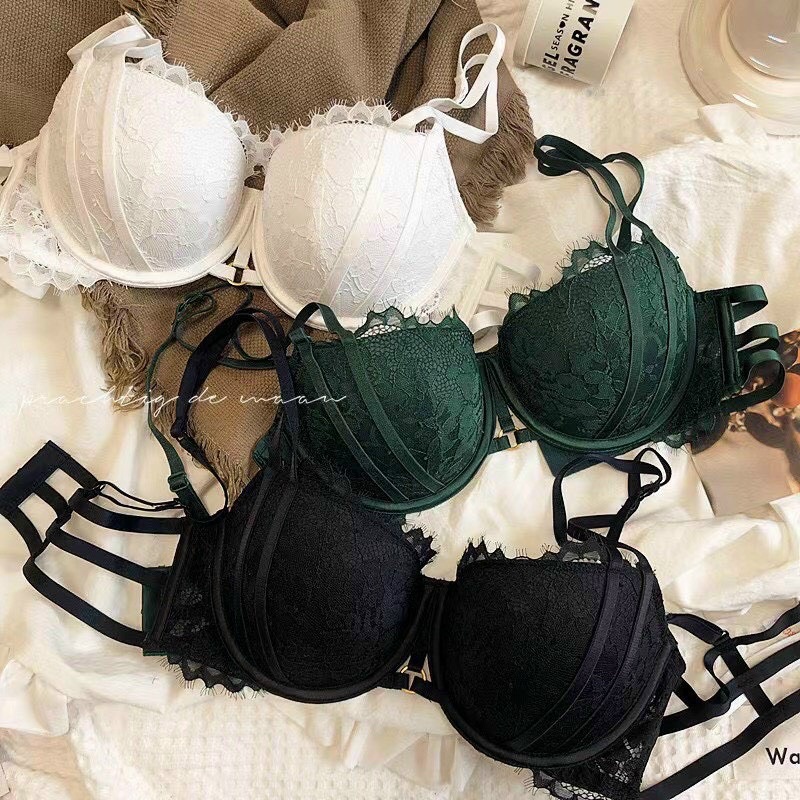Bộ Lót Ren Nâng Ngực Tạo Khe Hàng Cao Cấp-Kho Sỉ Mai Xuân