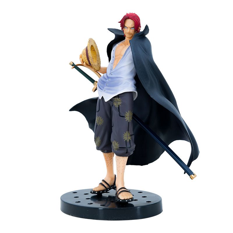 18cm One Piece Red-haired Shanks New World Four Emperors Boxed Figures Ornaments Doll Model Shanks Action Figure Kawaii Toys