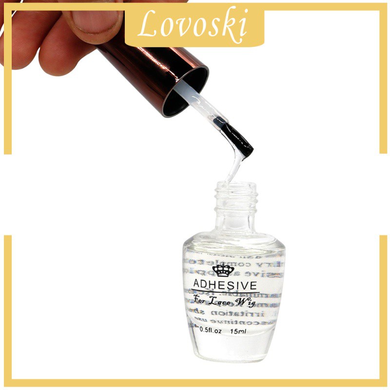 Keo Dán Tóc Giả Chống Thấm Nước 0.5 oz. 15ml Kèm Cọ