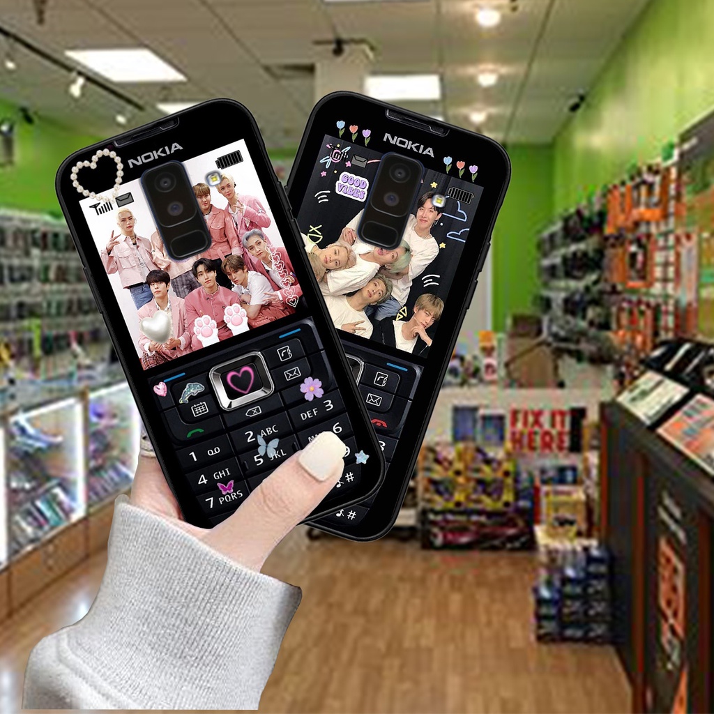 Ốp Samsung A6 2018 / A6 Plus / A6+ bộ hình điện thoại nokia huyền thoại , BTS , Vpop cute