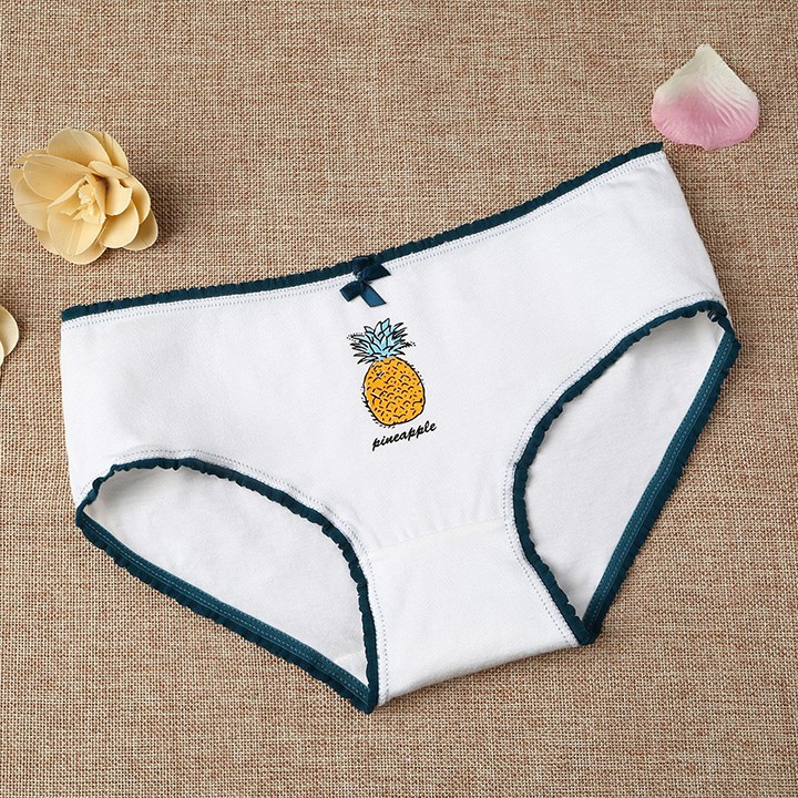 Sét 04 quần Lót Cotton Quảng Châu hình cute kháng khuẩn xuất Nhật Q3