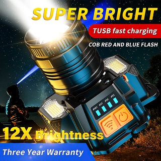 Đèn pin led đeo đầu 7 chế độ sáng 7 chế độ sáng tiện dụng chất lượng cao