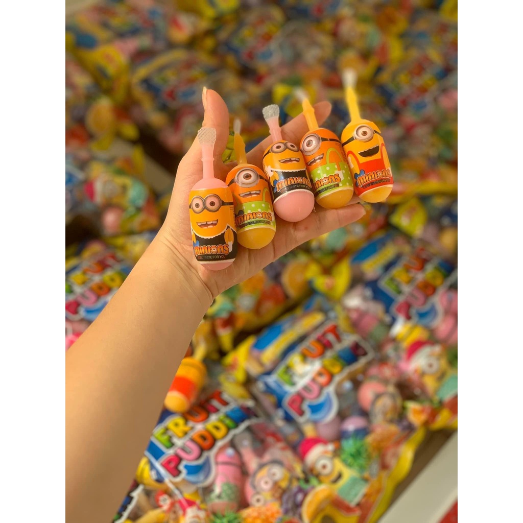 Thạch Minion trái cây ⚡ CỰC HOT ⚡ Fruit pudding minion đủ vị, thơm nồng hương trái cây, vị ngon khó cưỡng