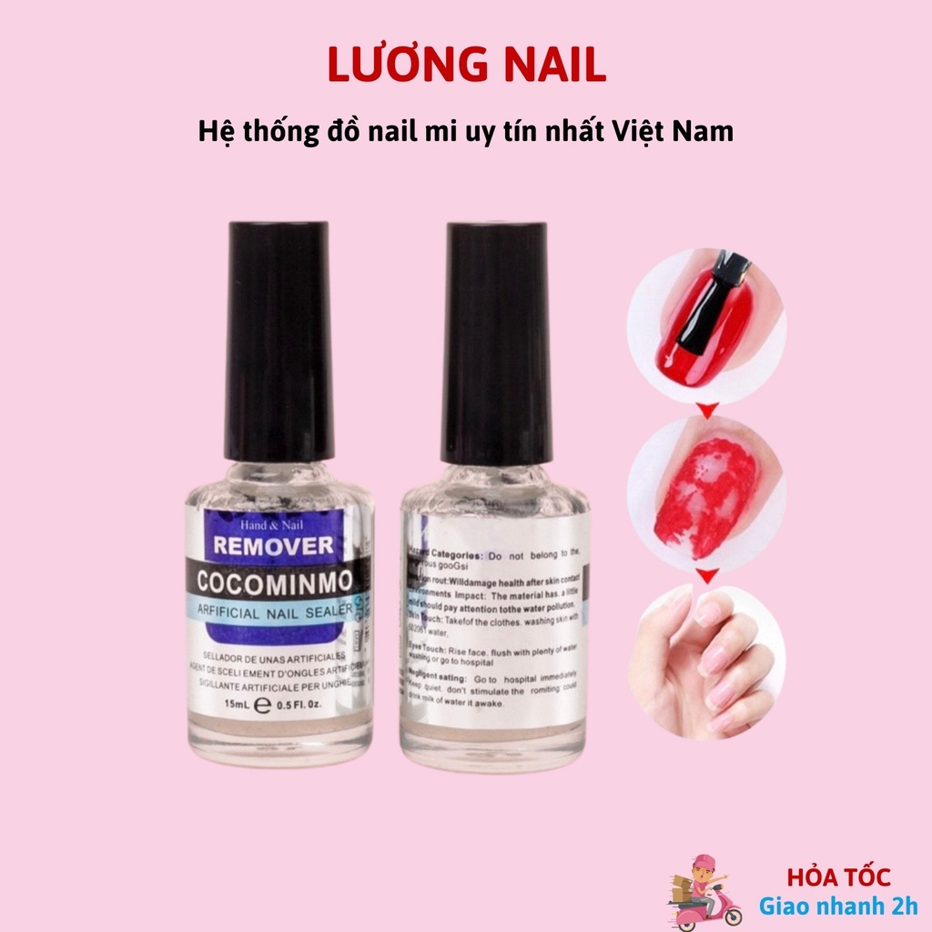 Nước phá gel lạnh Coco không nóng tay 15ml