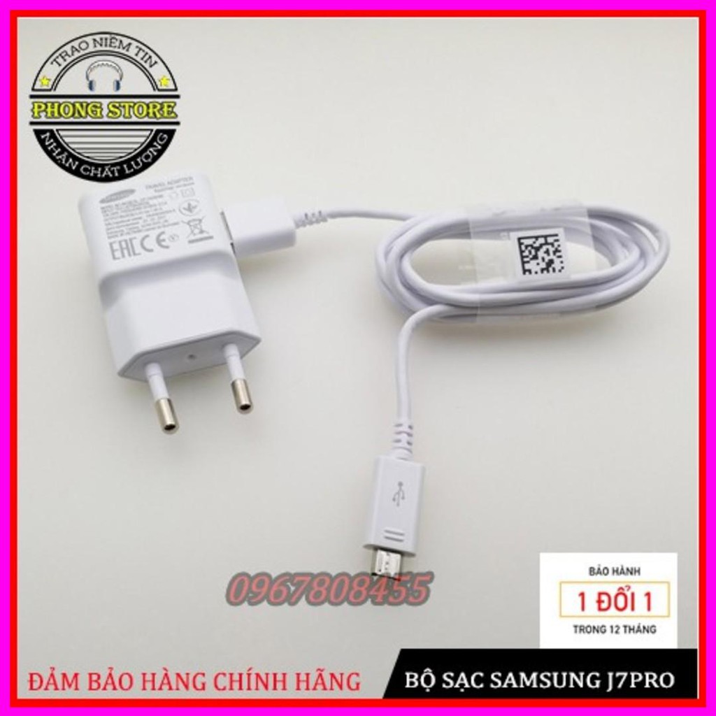 [Cực Rẻ] Bộ Sạc Cáp Samsung J7 Prime Chính Hãng Hỗ trợ sạc nhanh cho điện thoại, máy tính bảng