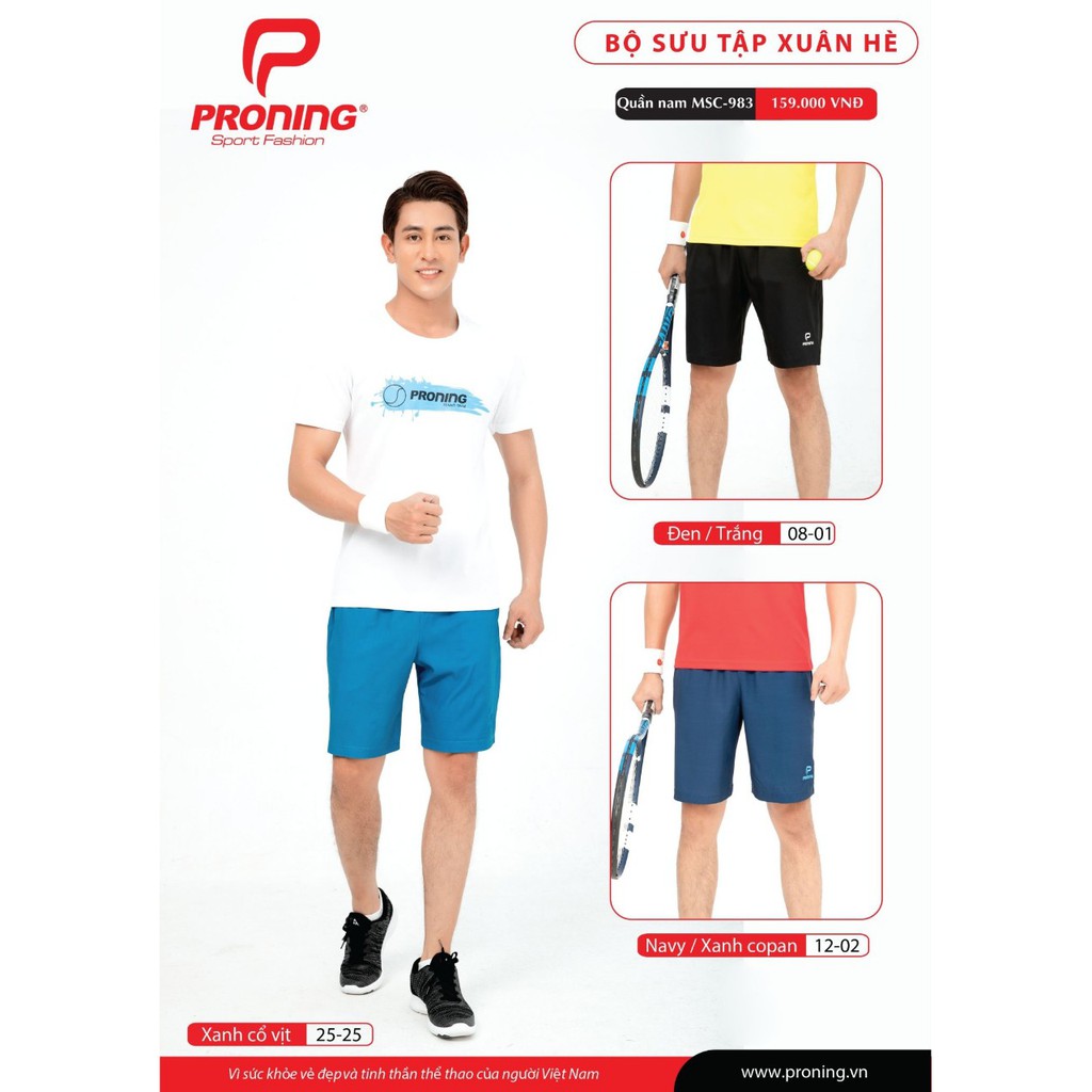 Quần thể thao nam Proning MSC-983 nhiều màu