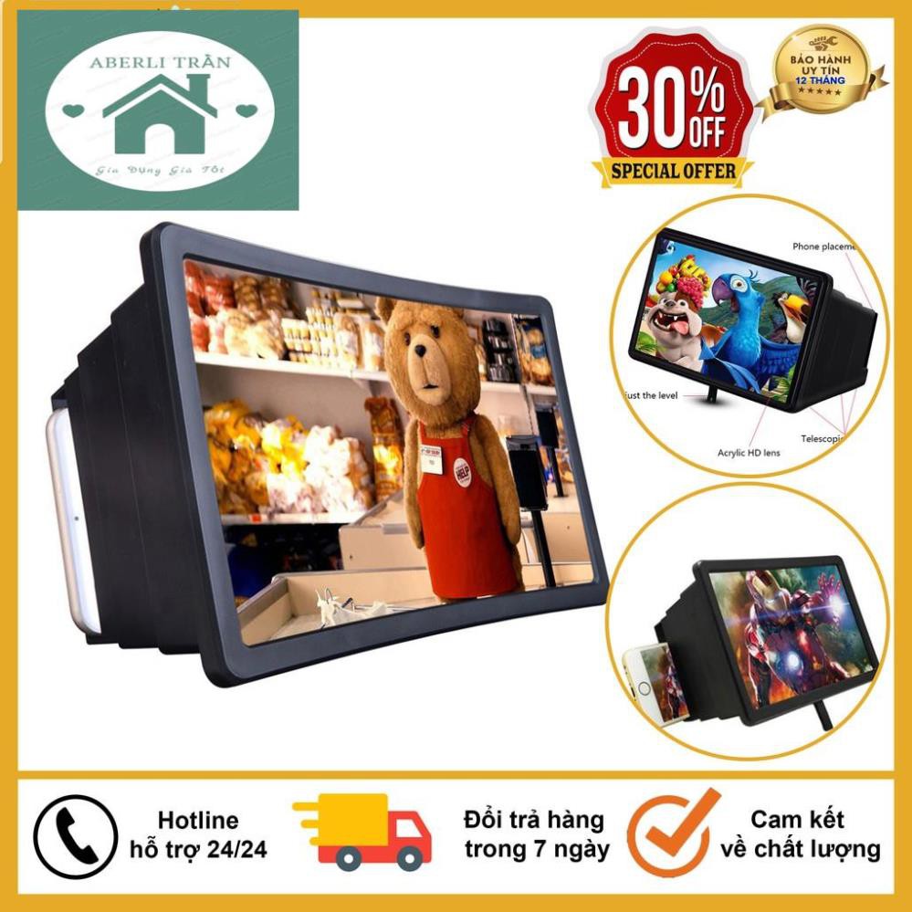 Kính Xem Phim Phóng Đại Hình Ảnh Điện Thoại 3D 8 Inch Thế Hệ Mới 2020