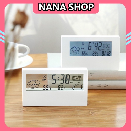 Đồng Hồ Led Để Bàn ️CÓ VIDEO HD - HÀNG CHUẨN️ Đồng Hồ Điện Tử Để Bàn Màn Hình LCD Đa Chức Năng