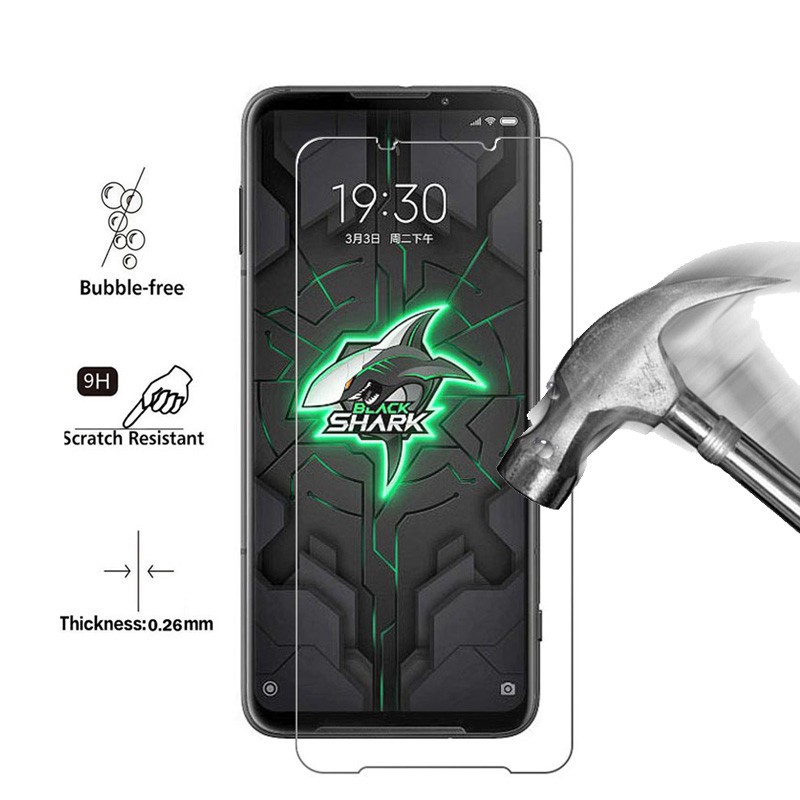 Kính Cường Lực Bảo Vệ Màn Hình Kèm Phụ Kiện Chất Lượng Cao Cho Xiaomi Black Shark 1 2 3 Pro s 3s 2pro 3pro