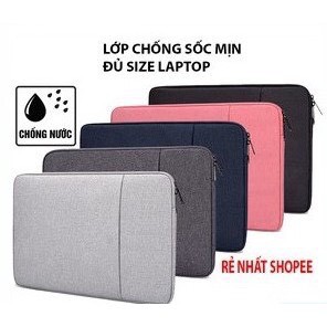 Túi Chống Sốc Laptop Macbook Cao Cấp 13.3 Inch, 14 Inch, 15 Inch, 15.6 Inch, 16 Inch - 2 ngăn chống nước