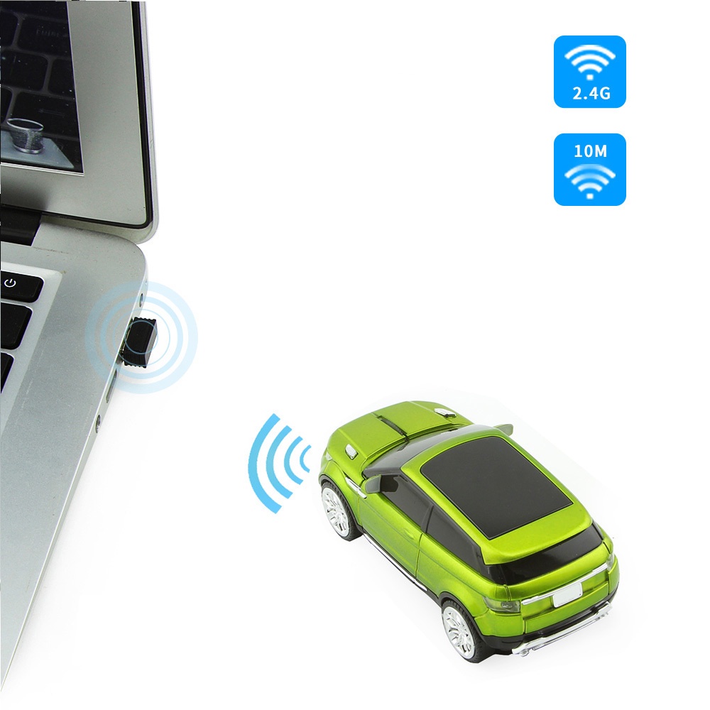 Chuột Quang Không Dây 2.4G Land Rover-car DPI1600 Hình Xe Hơi Hoạt Họa Cho notebook