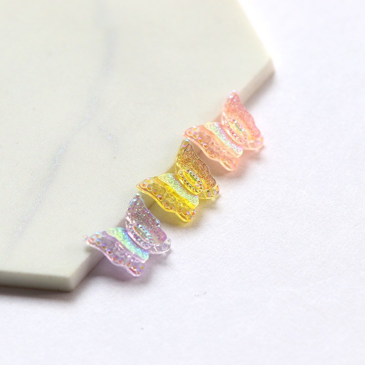 Charm Bướm Xà Cừ 2 Tầng Cánh Bướm TRANG TRÍ MÓNG