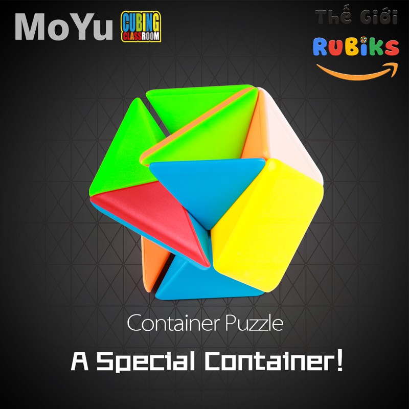 Khối Rubik MoYu Container Biến Thể Skewb Puzzle Cube