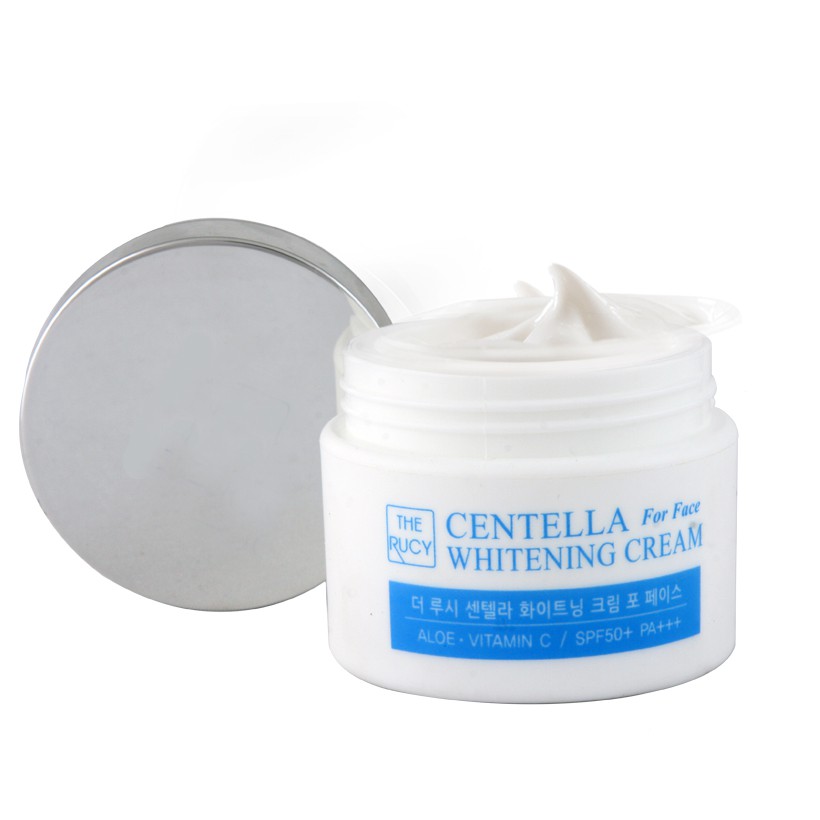 Kem face dưỡng trắng da mặt The Rucy Centella Whitening Cream for face SPF50+ PA+++ 50ml