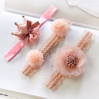 Set 3 băng đô bé gái siêu mềm
