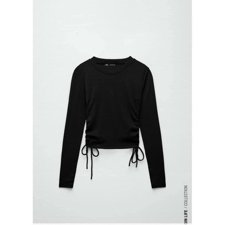 Aó thun tăm zara dây rút eo ( xả hàng)