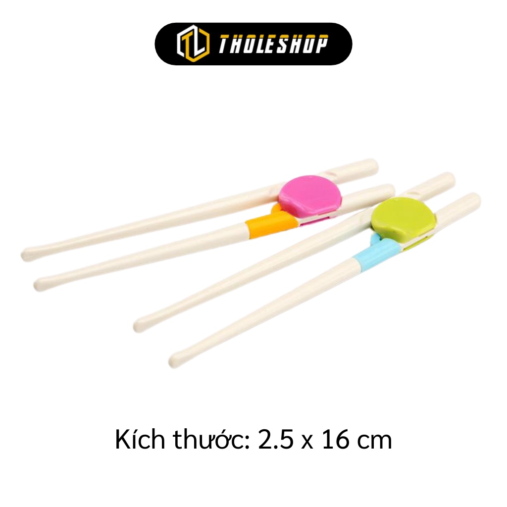 Đũa Tập Ăn - Đũa Tập Gắp Xỏ Ngón Chịu Nhiệt Độ 80-100 Độ Hàng Nhật Cao Cấp 4971