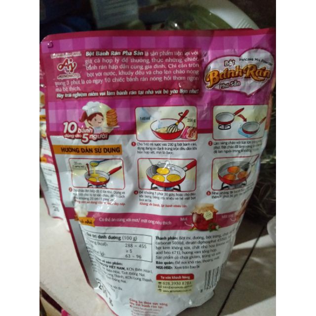 Bột Bánh Rán Pha Sẵn Ajinomoto Truyền Thống 200G