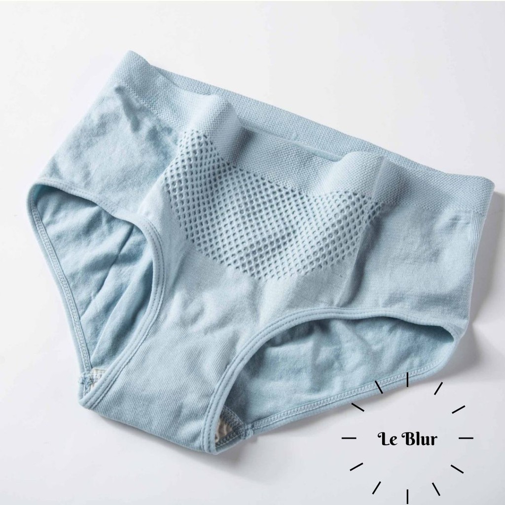 Quần lót nữ cotton túi zip, chất mịn gen nhẹ bụng dưới, chip kháng khuẩn thông hơi, leblur