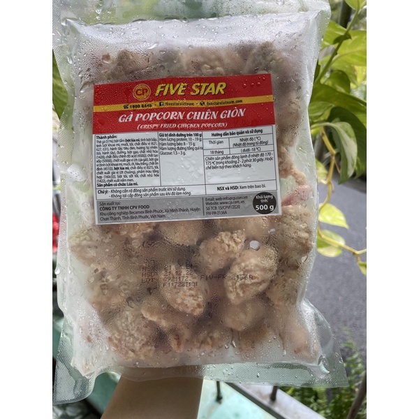 gà viên popcorn 200gr-500gr-1kg siêu giòn siêu ngon