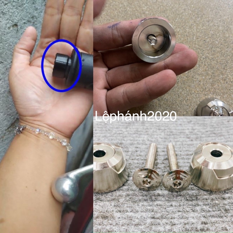 Gù Salaya Inox Cho Xe AB AirBlade 2016-2023 &amp; VARIO 160 &amp; VISION 2021-2022 Kiểu Mới