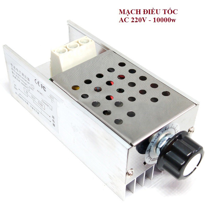 Mạch dimmer điều khiển quạt sưởi,tốc độ động cơ, ánh sáng đèn 10000W-220V