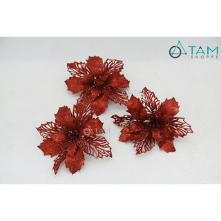 [HOA DÀY ĐẸP] Combo 3 bông hoa trạng nguyên kim tuyến số 16 ĐK 15cm