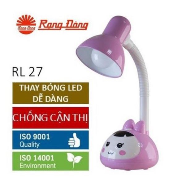 Đèn bàn LED 5W Rạng Đông bảo vệ thị lực chống cận RD- RL27 tiết kiệm điện năng