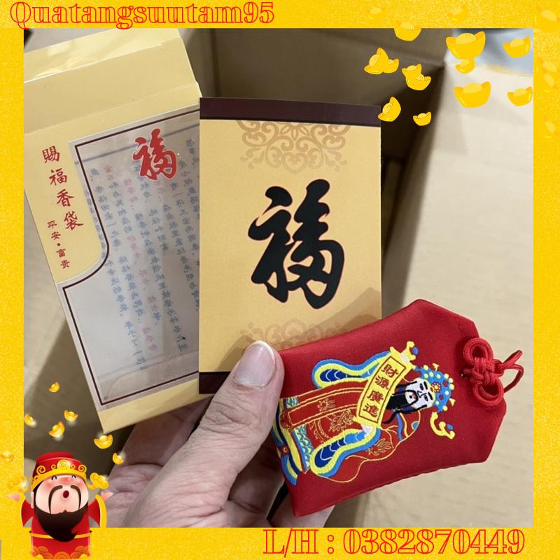 Túi Thần Tài Khai Mở Tài Lộc May Mắn - Túi Chiêu Tài Đón Lộc - Giữ Tiền Của Tránh Thất Thoát