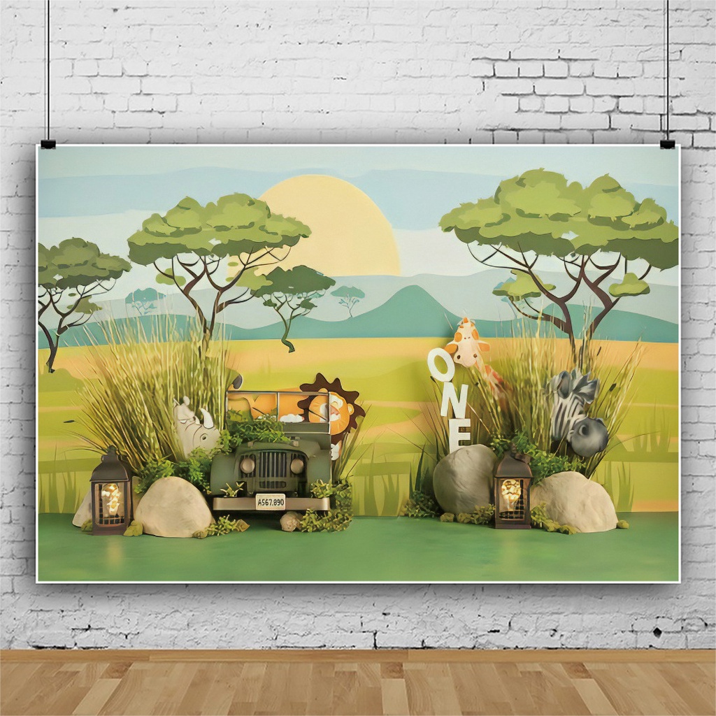Trang trí sinh nhật cho bé Bánh sơ sinh Chụp ảnh Nền Photo Booth Phông nền cho Photo Studio Photo