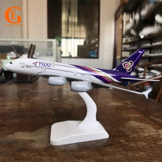 Mô hình máy bay airbus 380 a380 chất liệu hợp kim