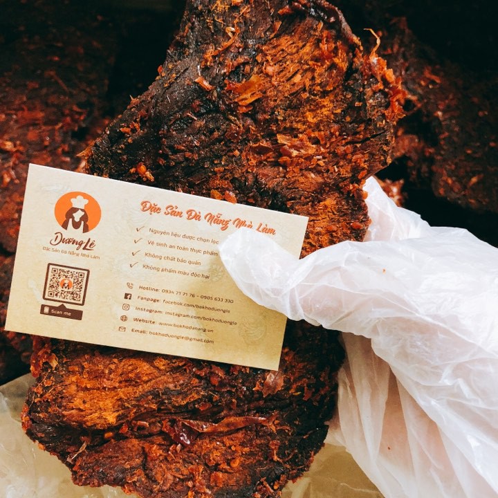 Bò Khô Miếng Mềm 250gr Đặc Sản Đà Nẵng Nhà Làm Dương Lê | BigBuy360 - bigbuy360.vn