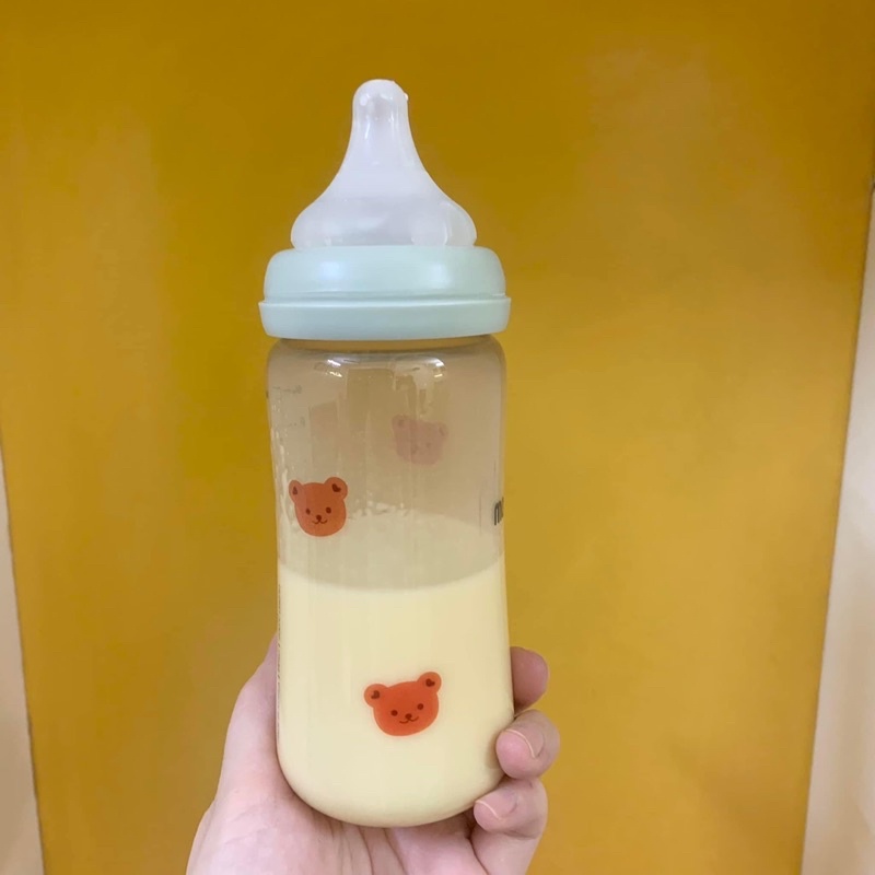 Sticker Gấu/ thỏ dán bình sữa, đồ dùng cho bé