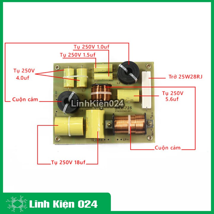 Bo Phân Tần Loa SRX-725 ( BH : 1 tháng )