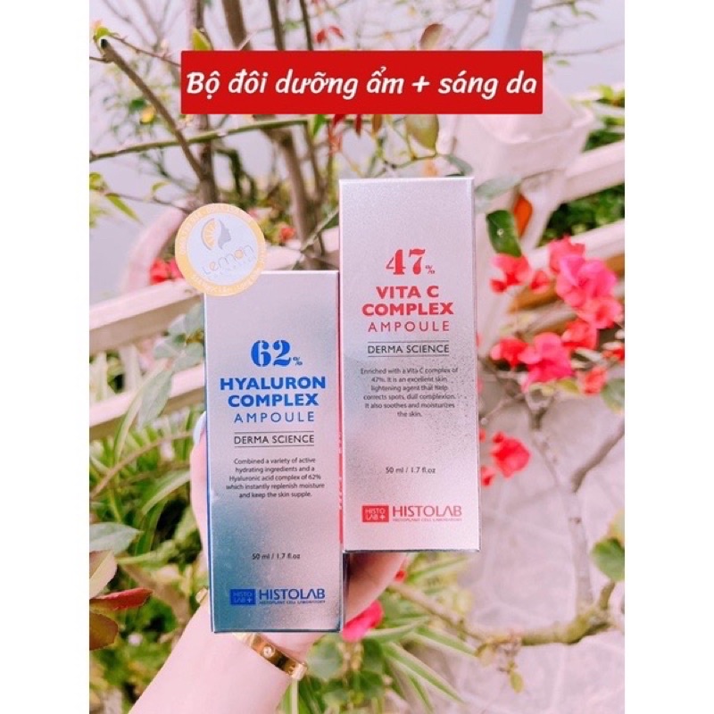 Tinh Chất Cấp Ẩm Hyaluron Complex Ampoule 62%,Vitamin C Hitolab