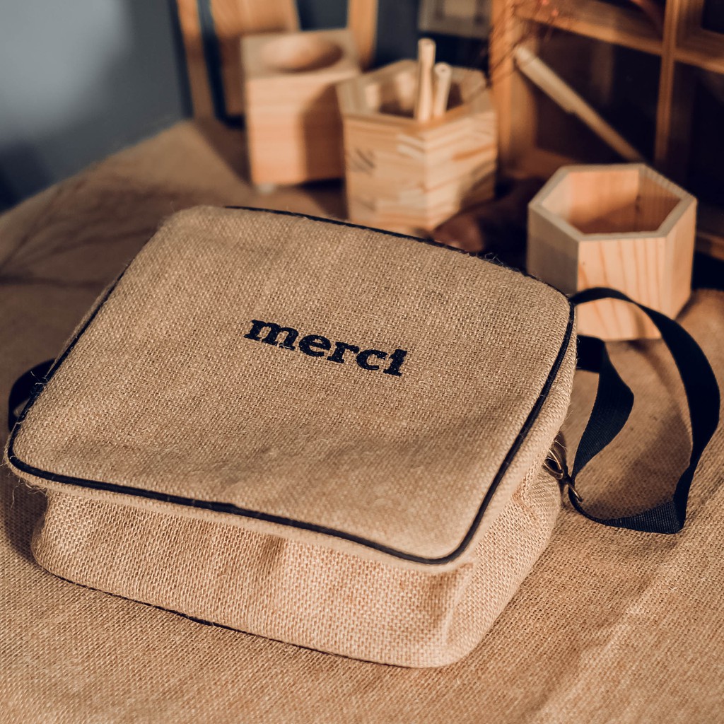 TÚI VẢI BỐ MERCI - TÚI ĐEO VINTAGE