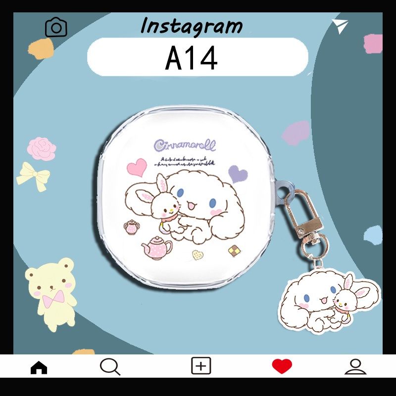 Case cho tai nghe bluetooth Baseus WM02 hoạ tiết dễ thương