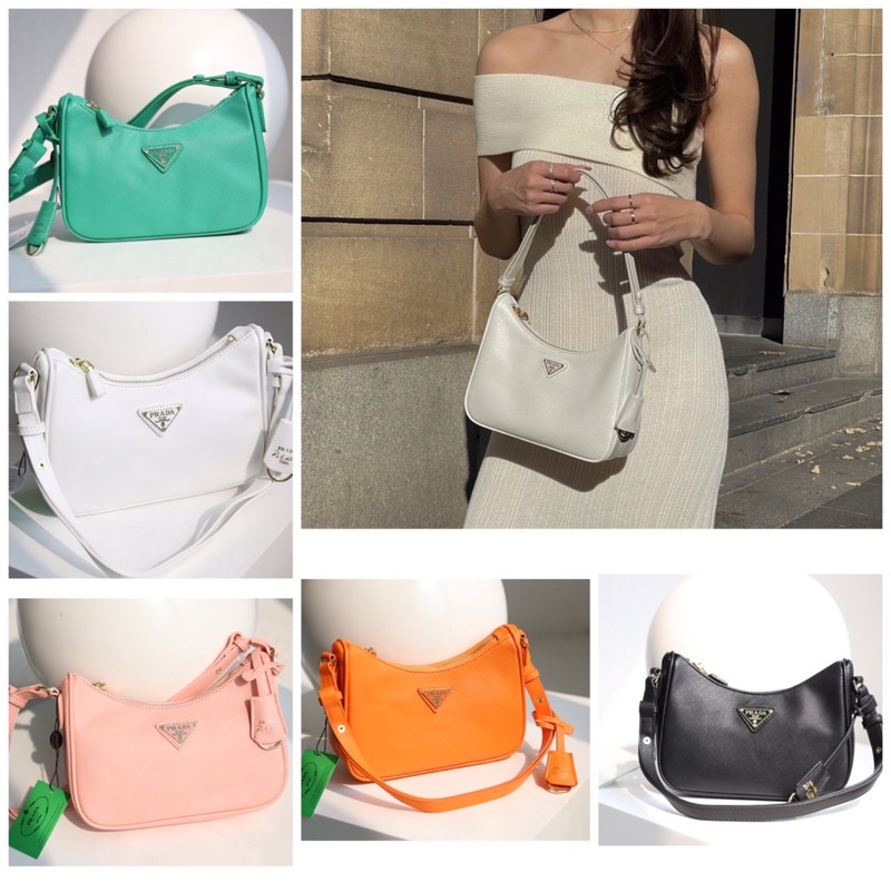 Túi p r a d a kẹp nách nylon