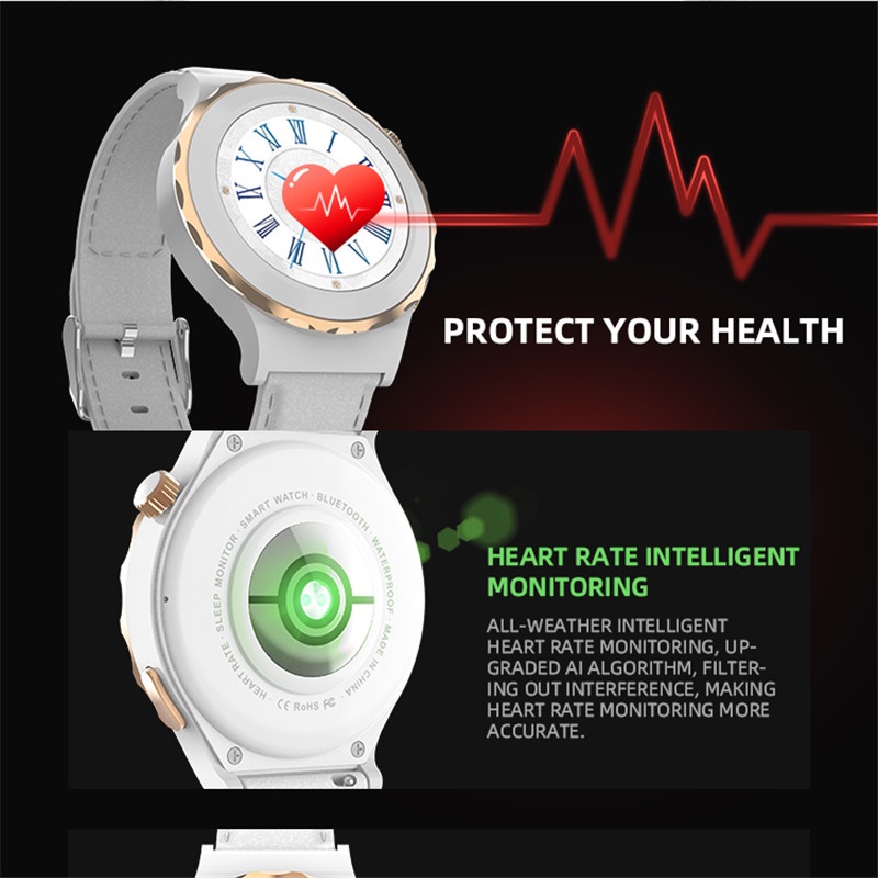 Đồng Hồ Thông Minh HW3 Mini NFC 2022 Bluetooth Áp Suất Oxy pk GT3 Cho iOS Android