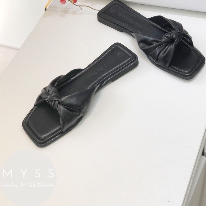 Dép nữ bệt xoắn nơ giữa thời trang MYSS - DE75