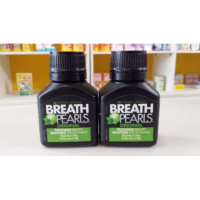 Viên Uống Thơm Miệng Breath Pearls Úc