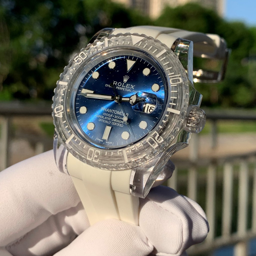 Đồng Hồ Nam RL PHANTOM LAB, Máy Cơ Automatic Thụy Sỹ, Size 41, Lịch Ngày