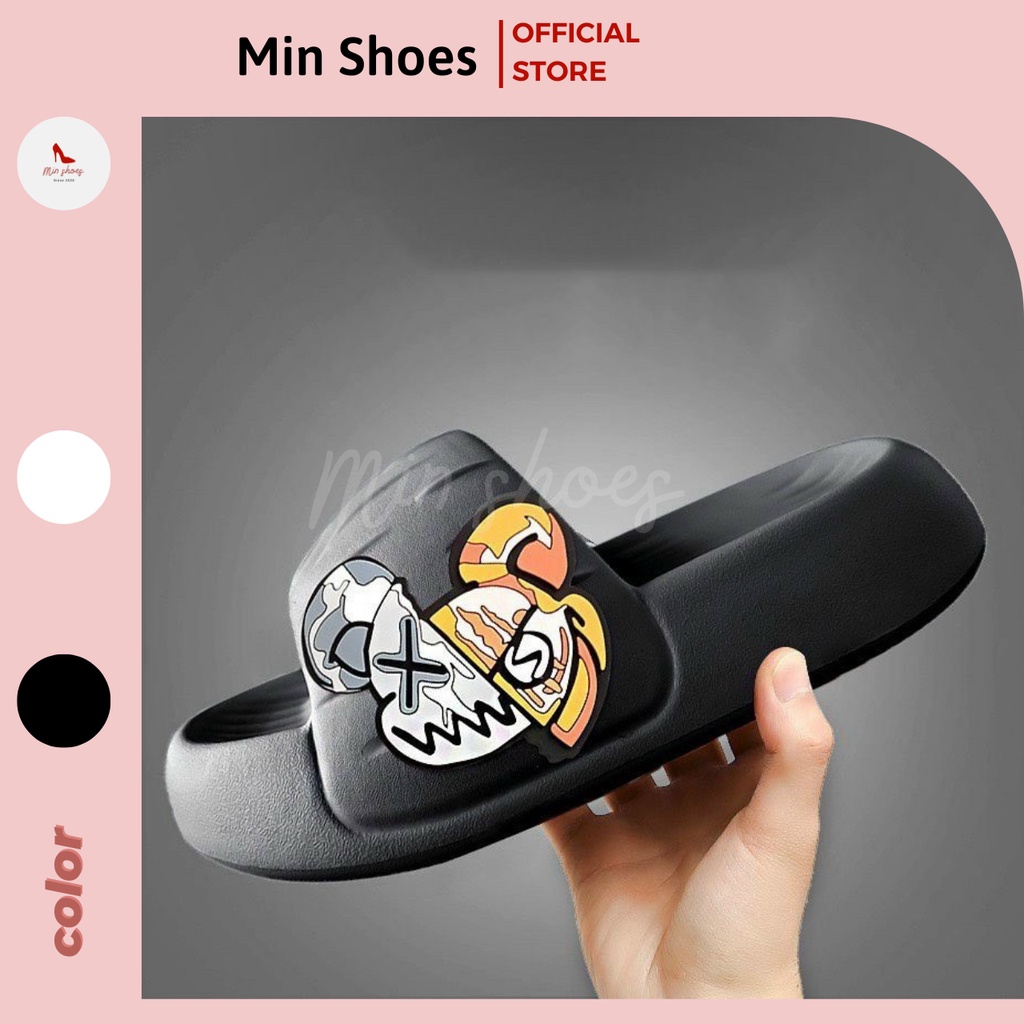Dép bánh mì quai ngang quai phồng susamaru đế dày 4cm chất liệu xốp cực chất (D25)