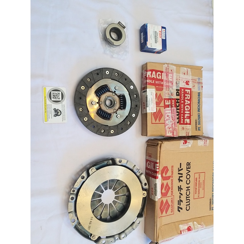 Bộ ly hợp Lá côn Mâm ép Bạc đạn pite Suzuki Wagon R+ 2001-2007 Hàng chính hãng Suzuki