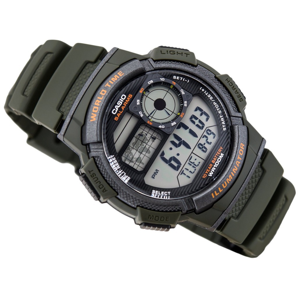 ĐỒNG HỒ NAM CASIO AE-1000W-3AVDF CHÍNH HÃNG